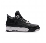 Air Jordan 4 Retro Black Grey White