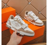 L&V Trainer Sneaker  white / Khaki