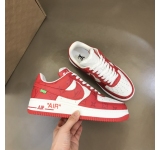 L&V Air Force 1 sneakers Red